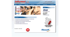 Desktop Screenshot of informat.com.br